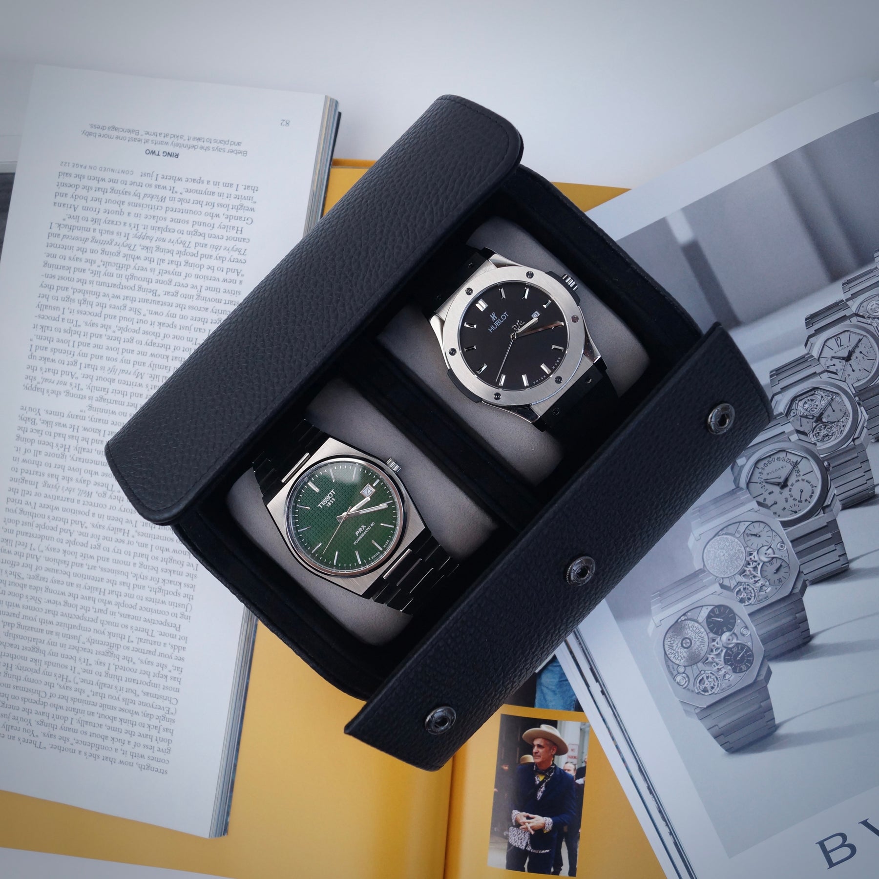 The Double - Black | Grey Pillows