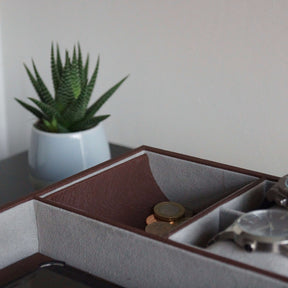 Men's Valet Tray bedside organiser jewellery and accessory storage
