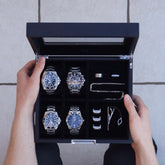 4 slot watch box wooden mens jewelery box UK