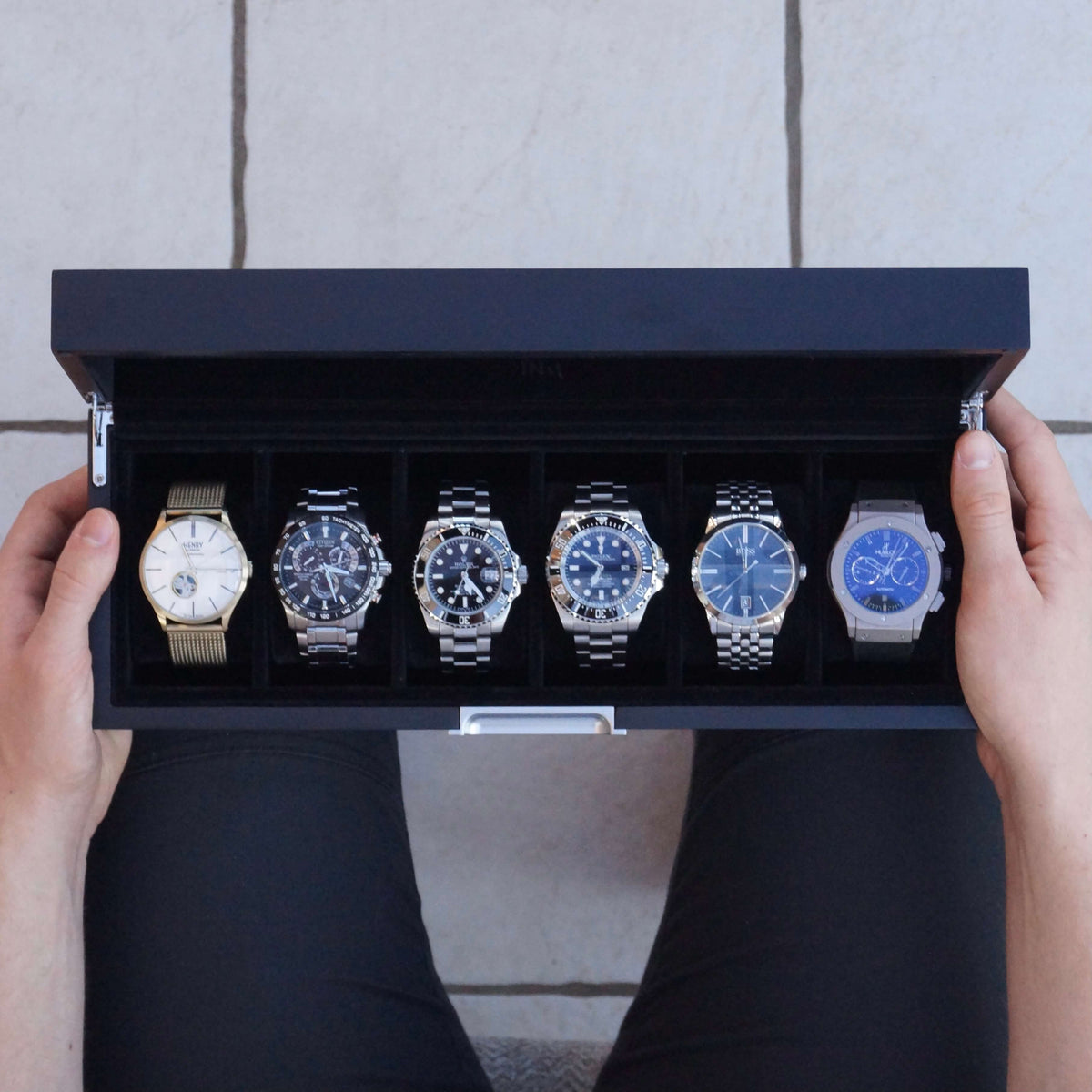 Hand watch deals box